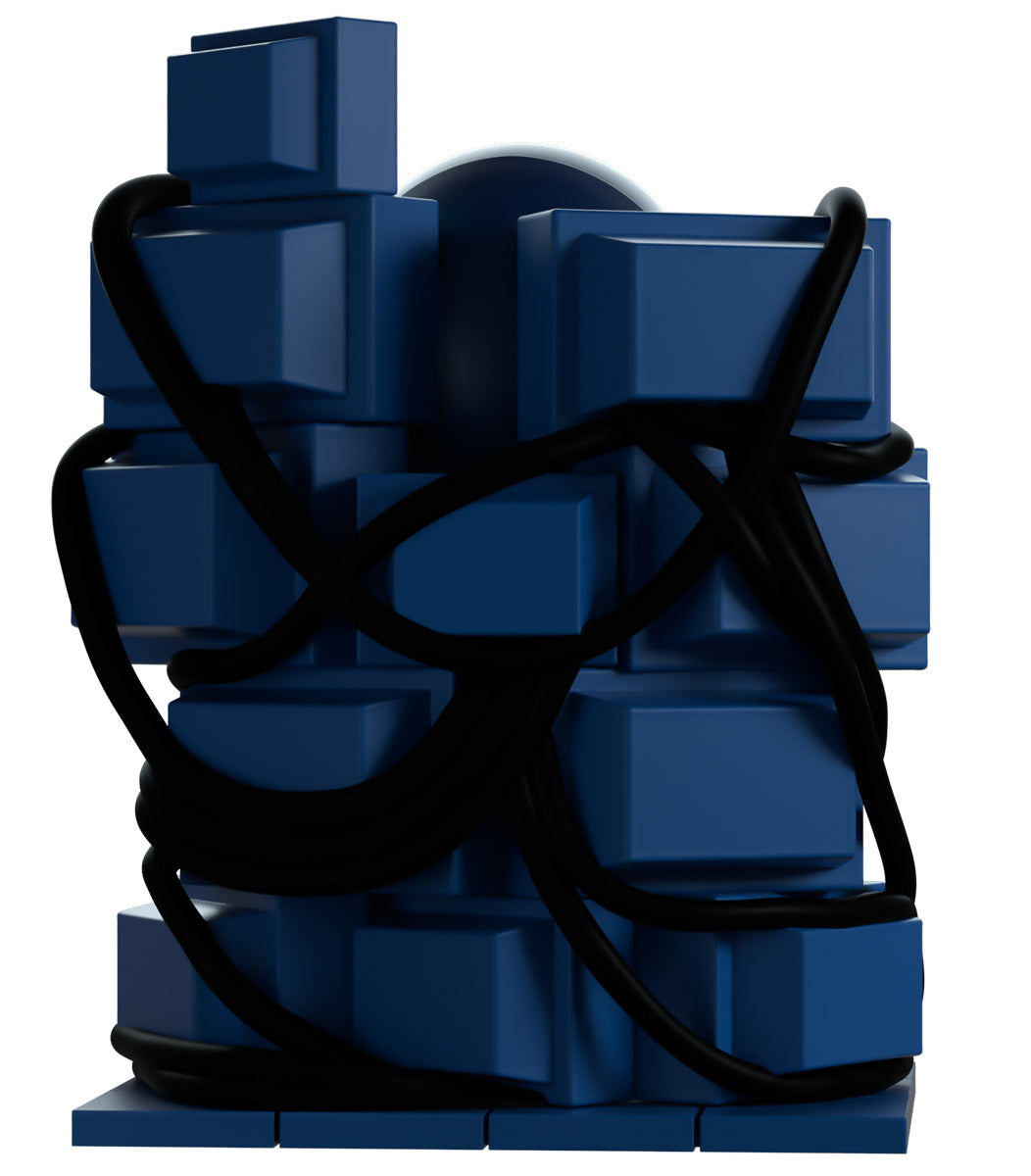 The back of the throne for a Vinyl figure of Miles Morales Spider-Man from YouTooz.