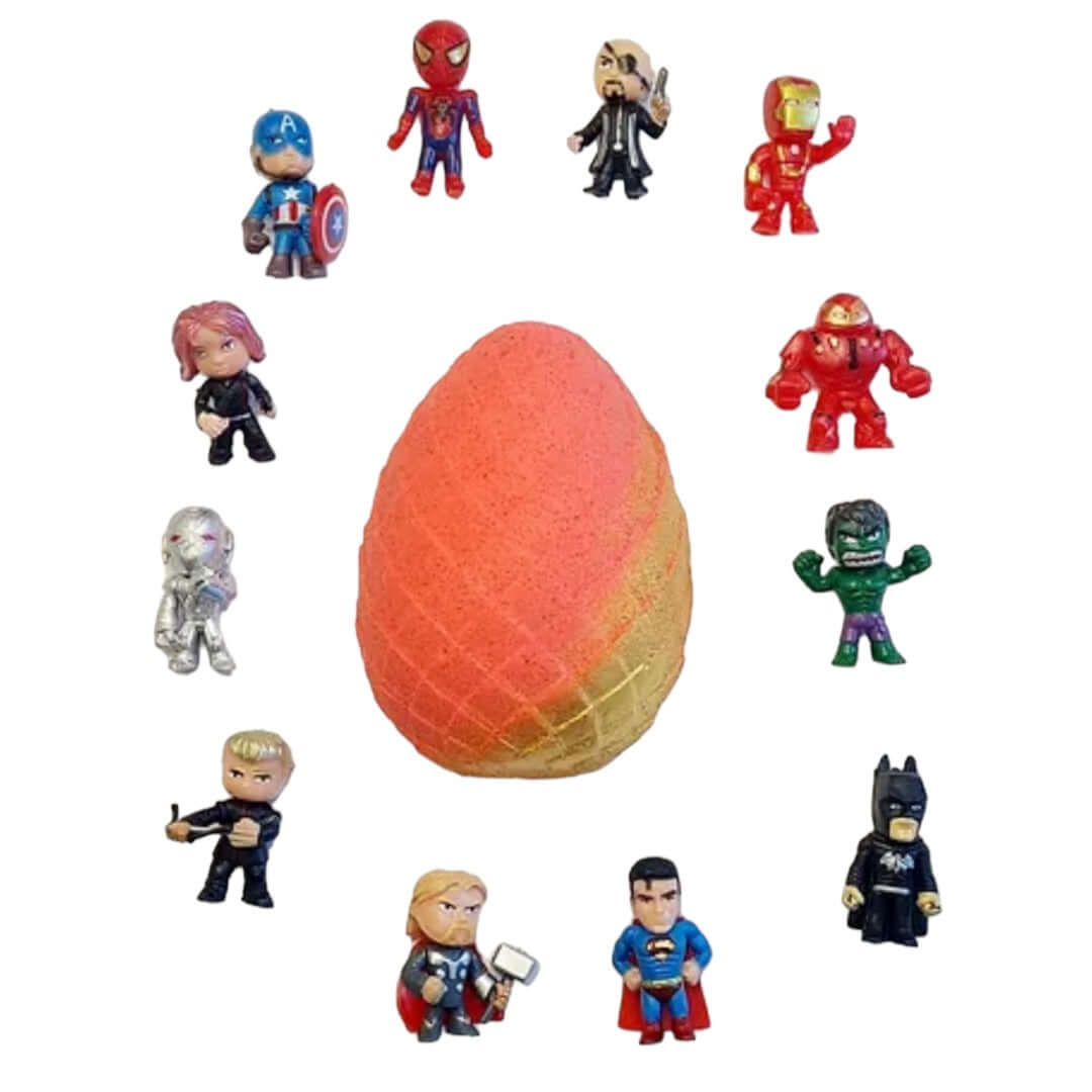 Super Heros Surprise Hidden Toy Bath Bomb