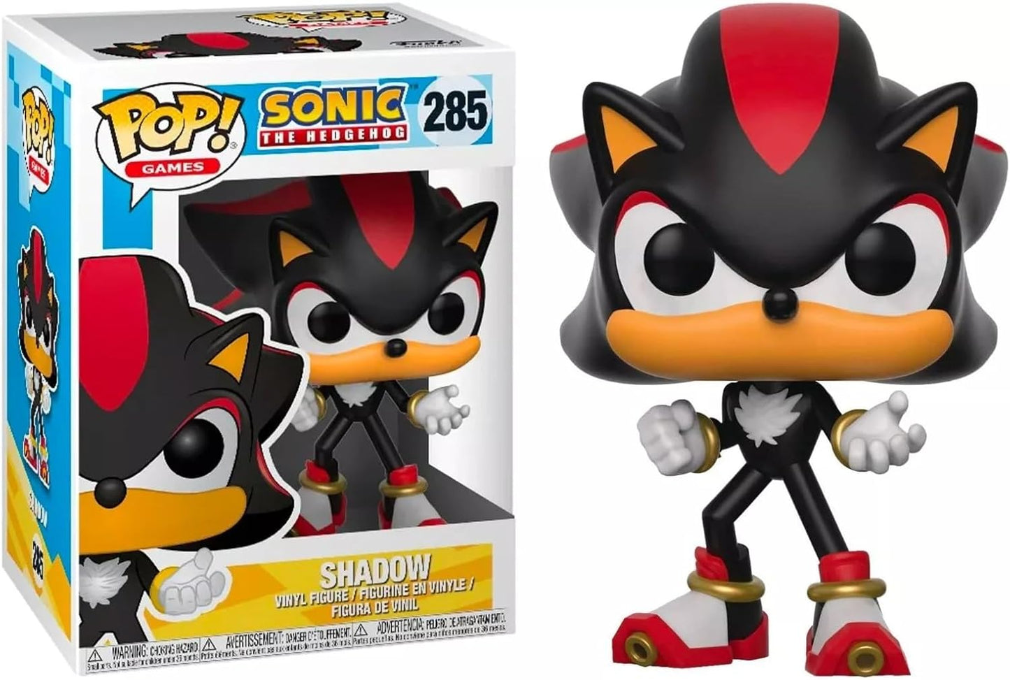 Funko Pop! vinyl figure of Shadow the Hedgehog with packaging