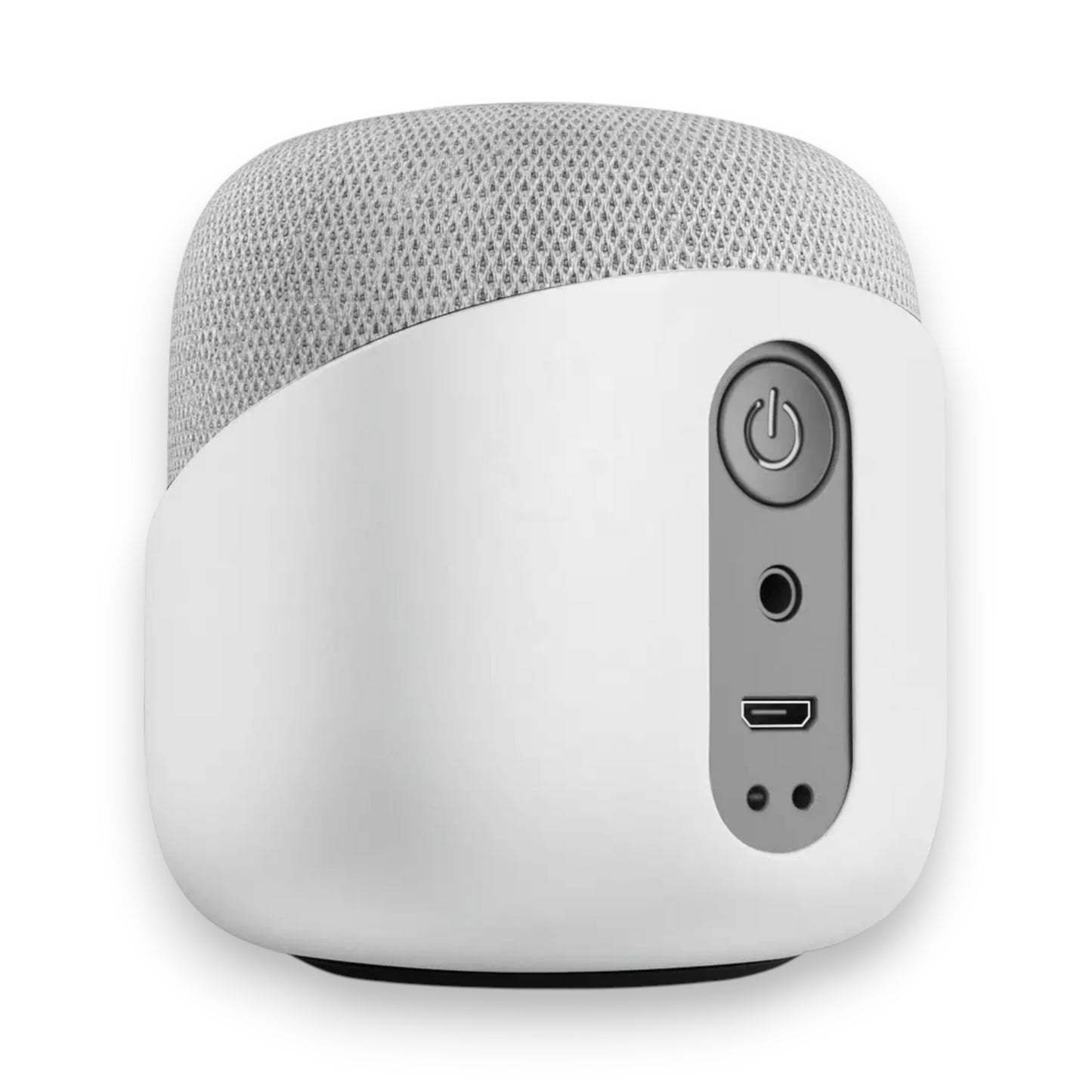 Acoustic Solutions 1 portable Bluetooth speaker in white. Clear, high-quality sound, compact & easy to carry. Shop now at New, Used and More!