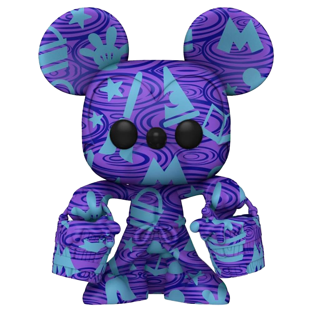 Funko Pop! vinyl figure with purple and blue pattern on a white background