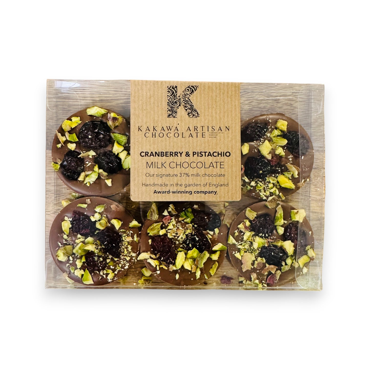 Cranberry & Pistachio Lollipops | Milk Chocolate