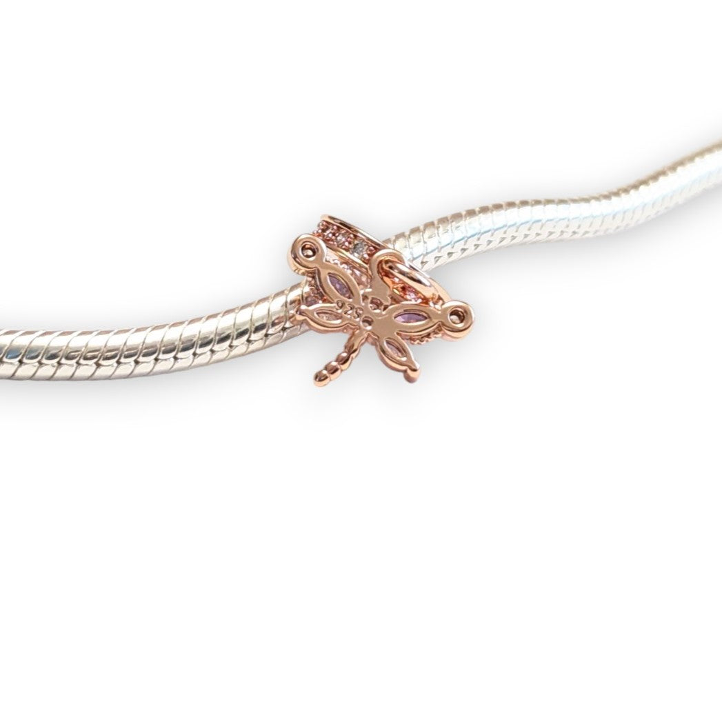 Dainty Cubic Zirconia Butterfly Charm