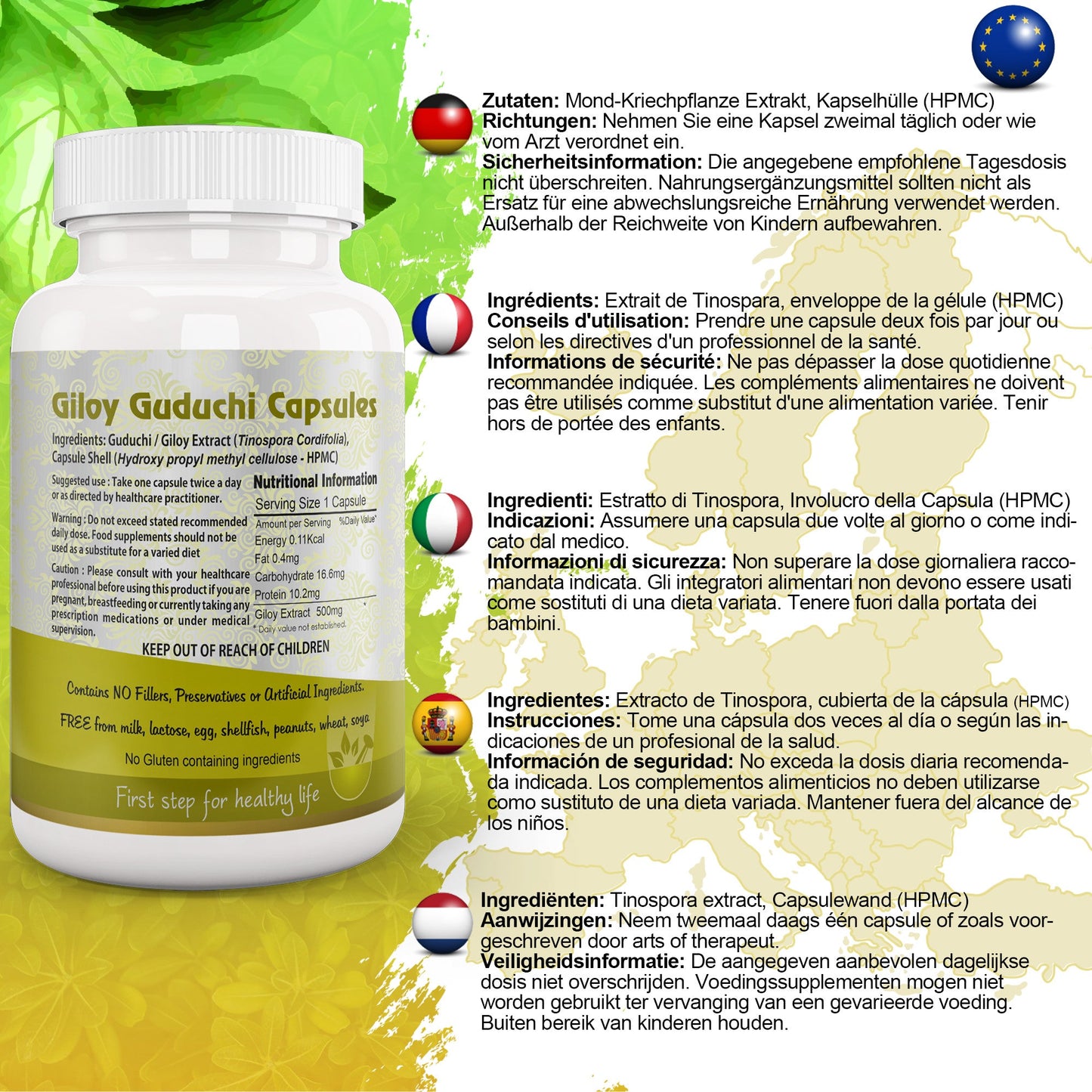 Giloy Guduchi Capsule (Tinospora Cordifolia)