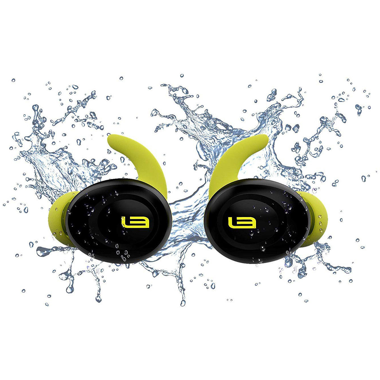 Hypersonic Sports Waterproof Wireless Earbuds with USB-C Charging