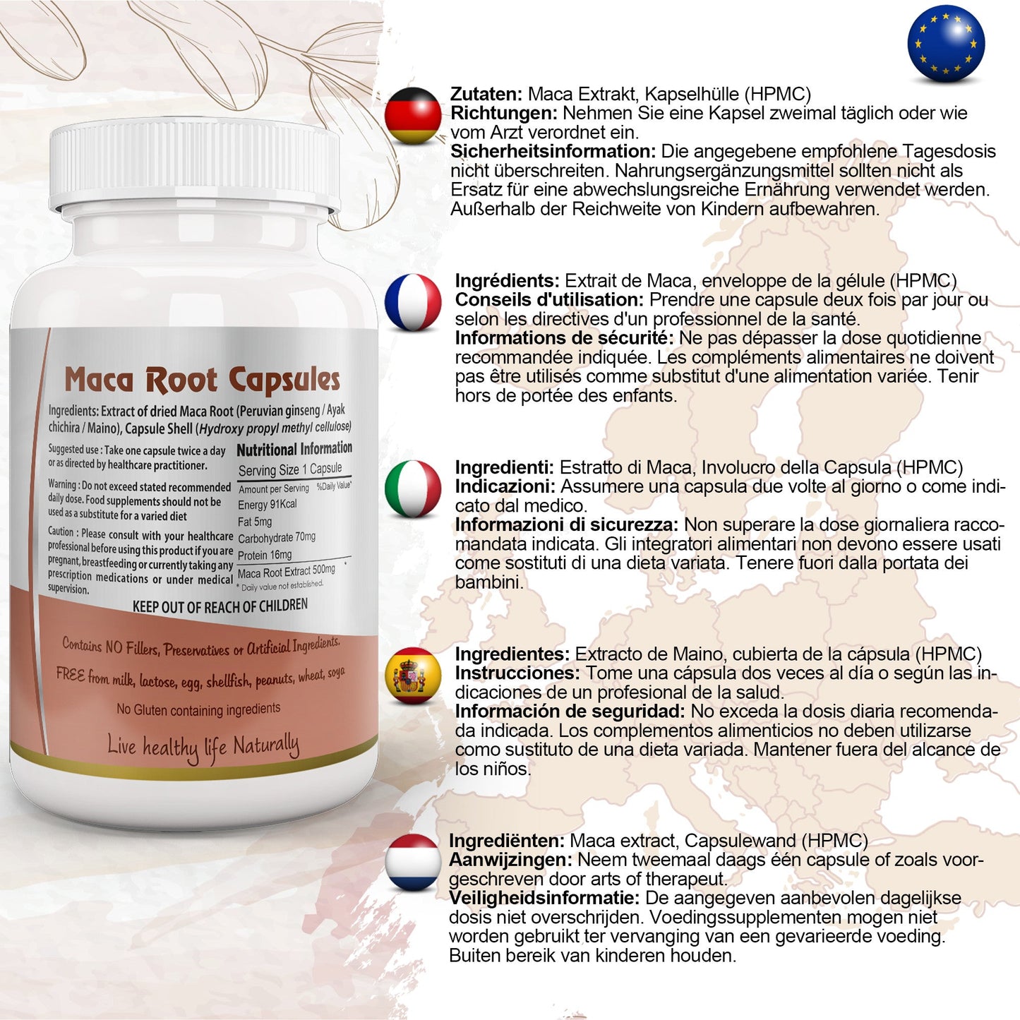 Maca Root Capsule