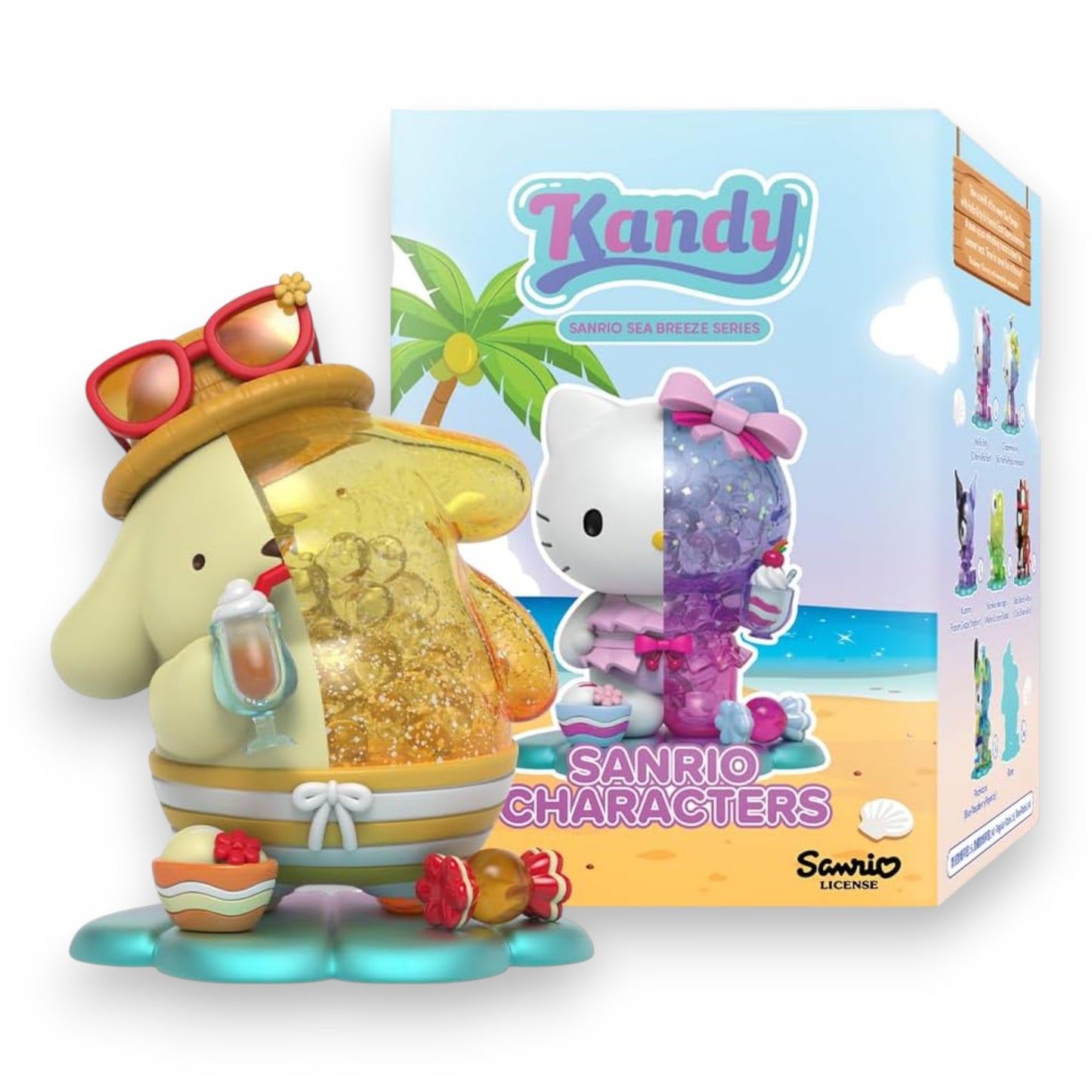 Mighty Jaxx Kandy x Sanrio Sea Breeze Summer Edition. Limited collectible with adorable pastel Sanrio characters. Shop now at New, Used and More!