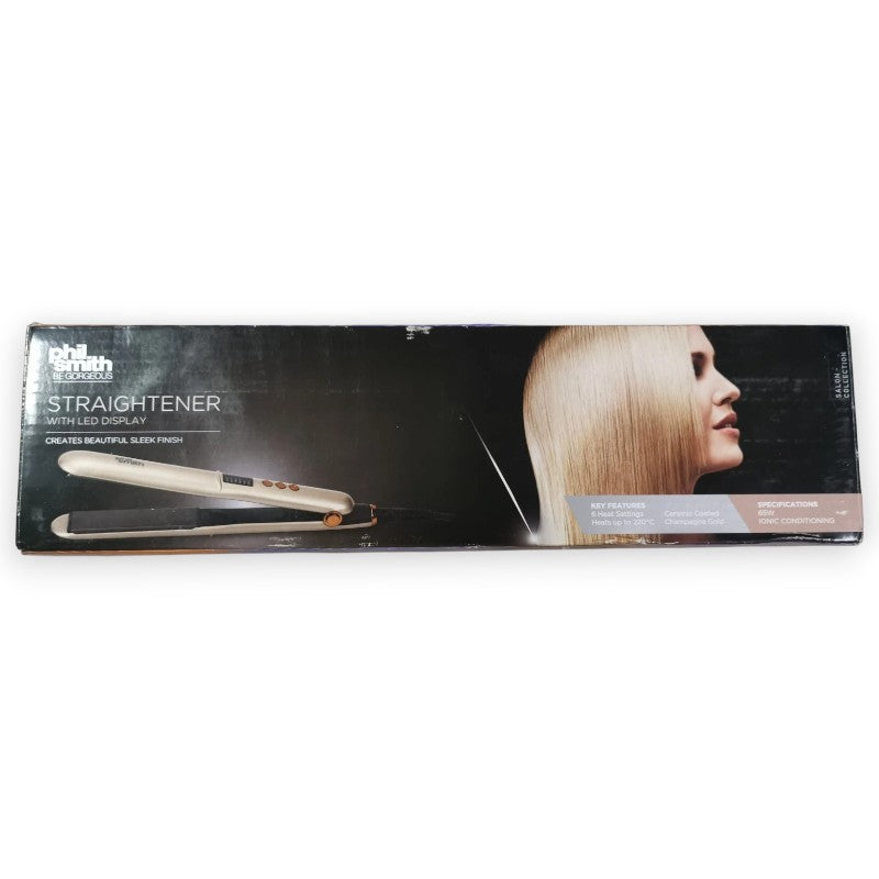Phil Smith RH-608M Salon Collection Hair Straightener - Gold