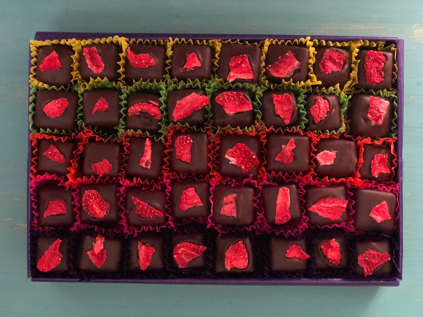 Strawberry & Black Pepper Chocolates
