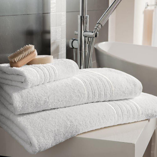 JUMBO COTTON BATH TOWEL - 80X170CM - WHITE