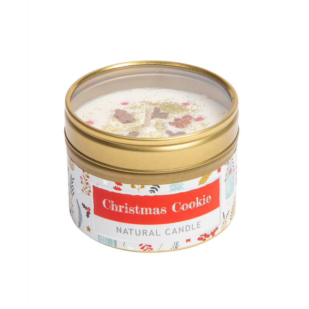Christmas Cookie Tin Candle
