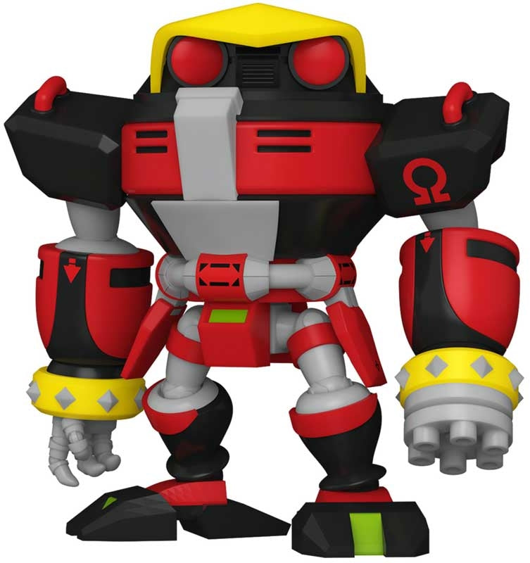 Funko Pop! vinyl figure packaging featuring Omega from Sonic the Hedgehog