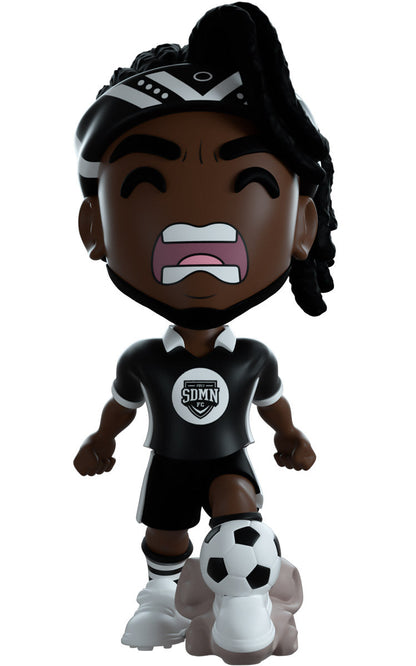 YooTooz vinyl figure KSI,  a sports-themed character
