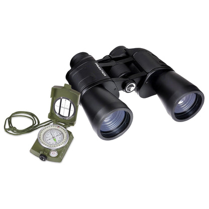 PRAKTICA Falcon 12x50mm Multi Coated Porro Prism Field Binoculars - Black