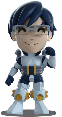 YouTooz Tenya Iida vinyl figure with blue and white design