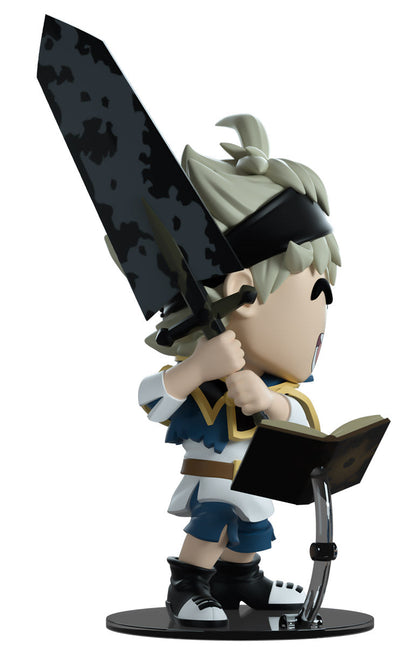 YOU TOOZ Asta vinyl figure, Animated character with a large sword on a white background