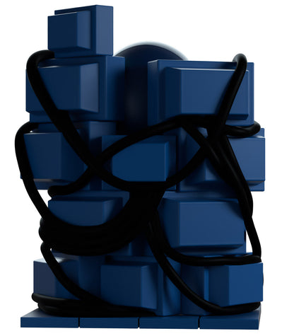 The back of the throne for a Vinyl figure of Miles Morales Spider-Man from YouTooz.