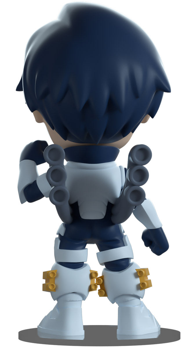 YouTooz Tenya Iida vinyl figure with blue and white design
