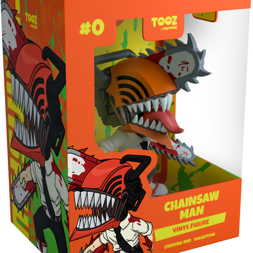 Chainsaw Man vinyl figure in packaging with 'YooTooz' branding