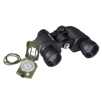 PRAKTICA Falcon 8x40mm Wide Angle Porro Prism Field Binoculars - Black