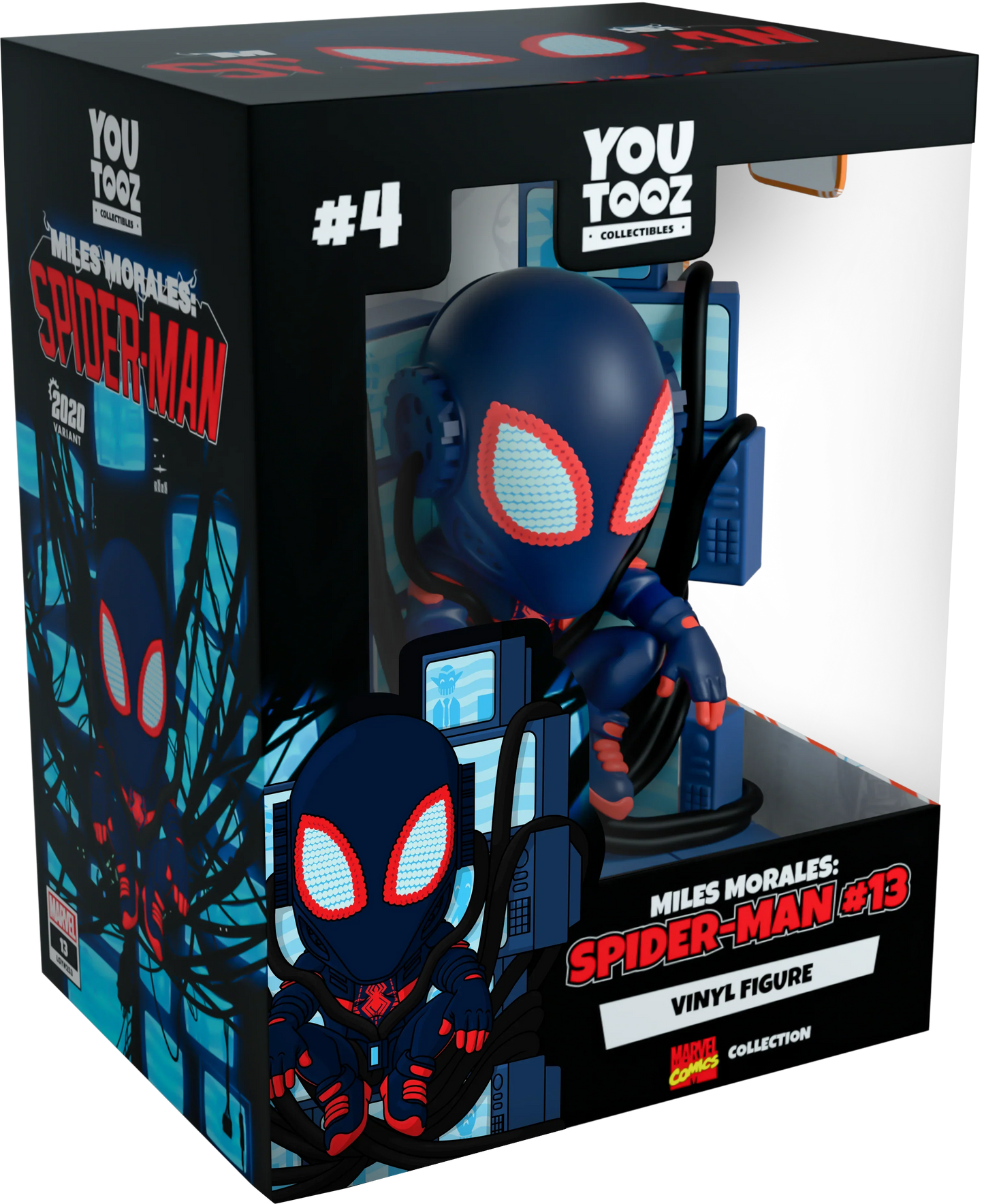 Boxed Vinyl figure Miles Morales Spider-Man vinyl figure from YouTooz.