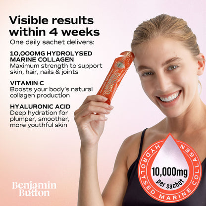 28x Orange 12,000mg Marine Collagen Liquid Sachets