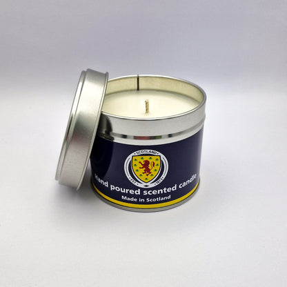 Official Scotland National Football Team Travel Tin Candle