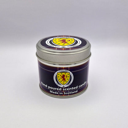 Official Scotland National Football Team Travel Tin Candle