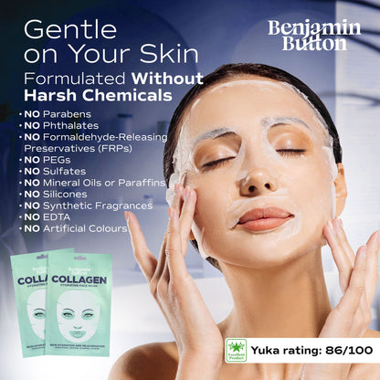 5-Pack Collagen Hydrating Face Mask