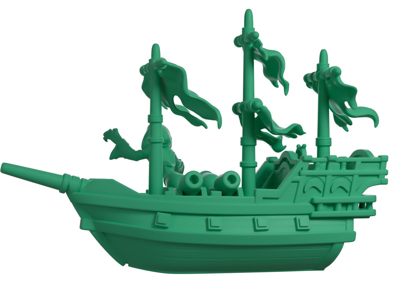 vinyl figure of a ghost ship from Sea Of Theives with 'You Tooz'