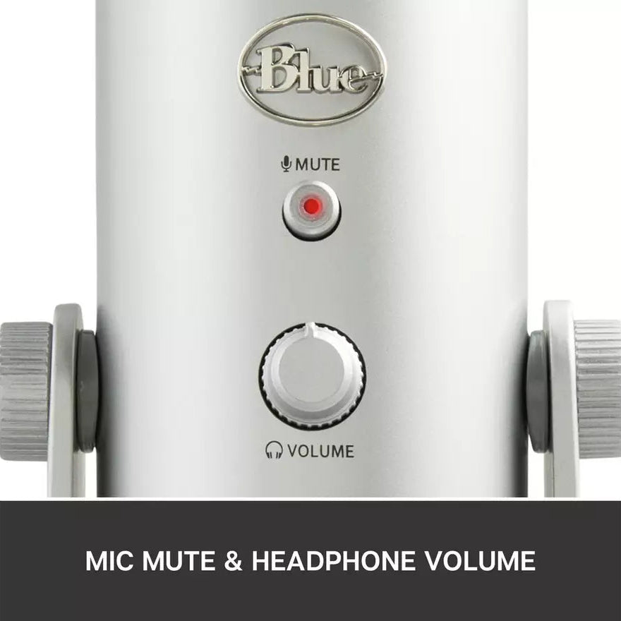 Blue Yeti USB Microphone for PC streaming, gaming, and podcasting. Multi-pattern, crystal-clear sound & headphone monitoring. Shop New, Used and More!