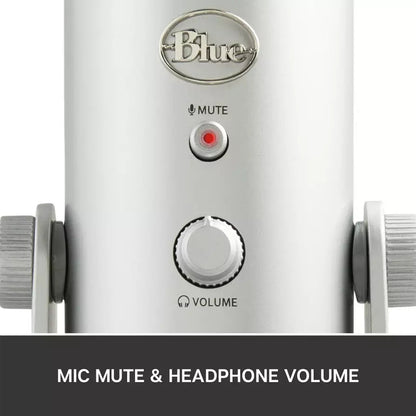 Blue Yeti USB Microphone for PC streaming, gaming, and podcasting. Multi-pattern, crystal-clear sound & headphone monitoring. Shop New, Used and More!