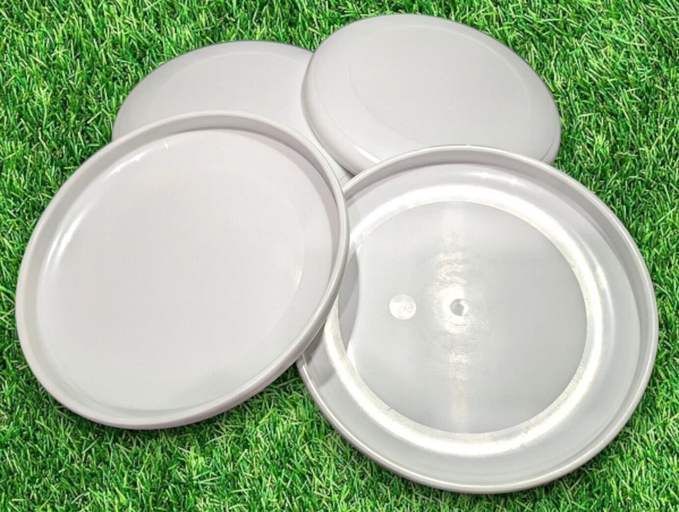 White Frisbees Pack of 5 Kids Games & Dog Training | New, Used and More