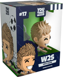 Vinyl figure W2S with 'YOU TOOZ' branding and soccer ball design.
