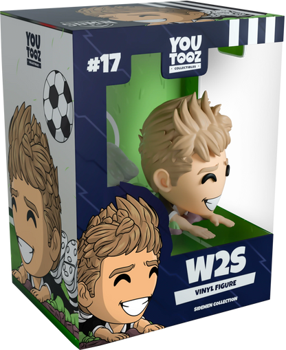 Vinyl figure W2S with 'YOU TOOZ' branding and soccer ball design.