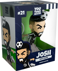 Box packaging of a vinyl figure "Josh" with 'YouTooz' branding and character illustration.