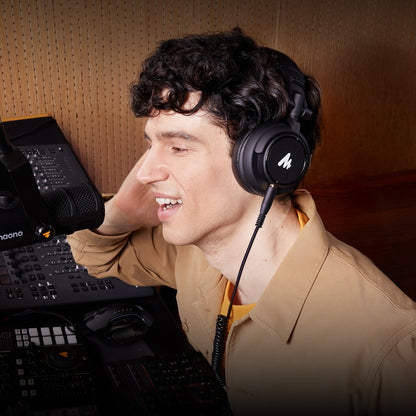 Maono Studio Closed Back Dynamic Headphones with 3.5mm & 6.35mm Jack Plug