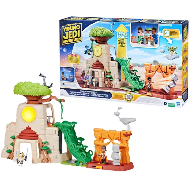 Star Wars Tenoo Jedi Temple Playset with action figures. Ideal for imaginative play, battles & storytelling. Shop now at New, Used and More!