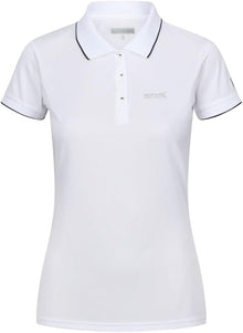 Regatta - Remex II Womens Polo Shirt - White, UK Size 8