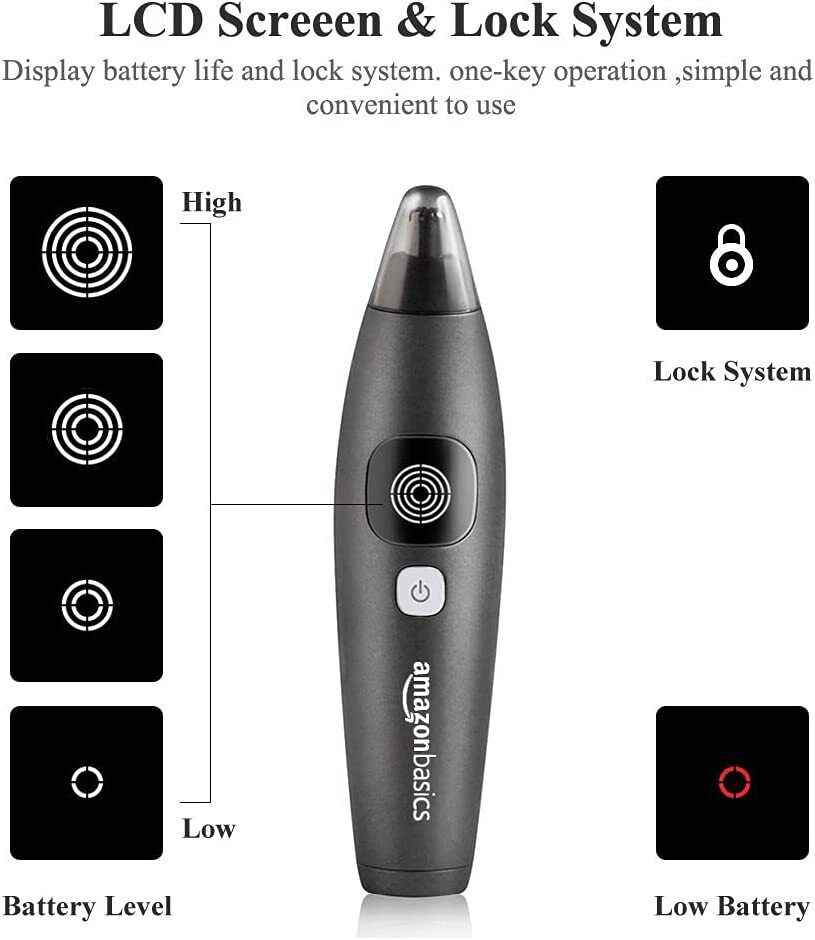Portable Electric Nose Ear Hair Trimmer