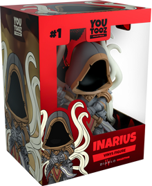 Boxed vinyl figure of Inarius from You Tooz, For Diablo IV.