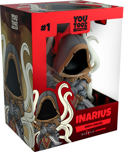 Boxed vinyl figure of Inarius from You Tooz, For Diablo IV.