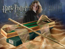 Harry Potter wand and box with a character in the background