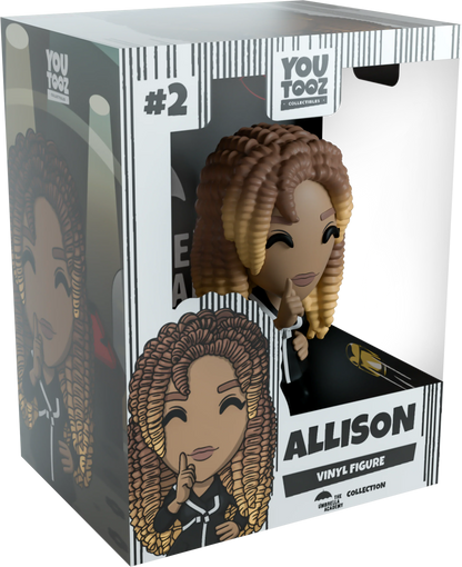 Boxed vinyl figure of a 'ALLISON' , featuring the brand 'YouTooz'.