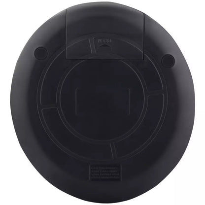 Silver portable CD player with 'BUSH' branding on a white background