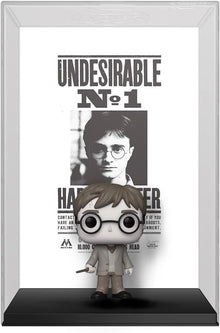 Framed poster with character and text 'Undesirable No. 1' on a white background