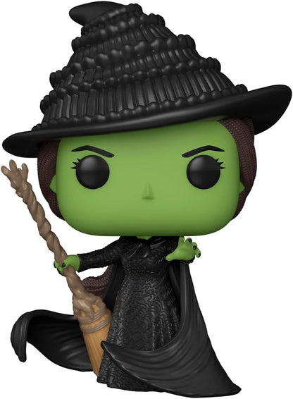 Funko Pop! vinyl figure of a witch with a broomstick on a white background
