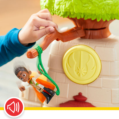 Star Wars Tenoo Jedi Temple Playset with action figures. Ideal for imaginative play, battles & storytelling. Shop now at New, Used and More!