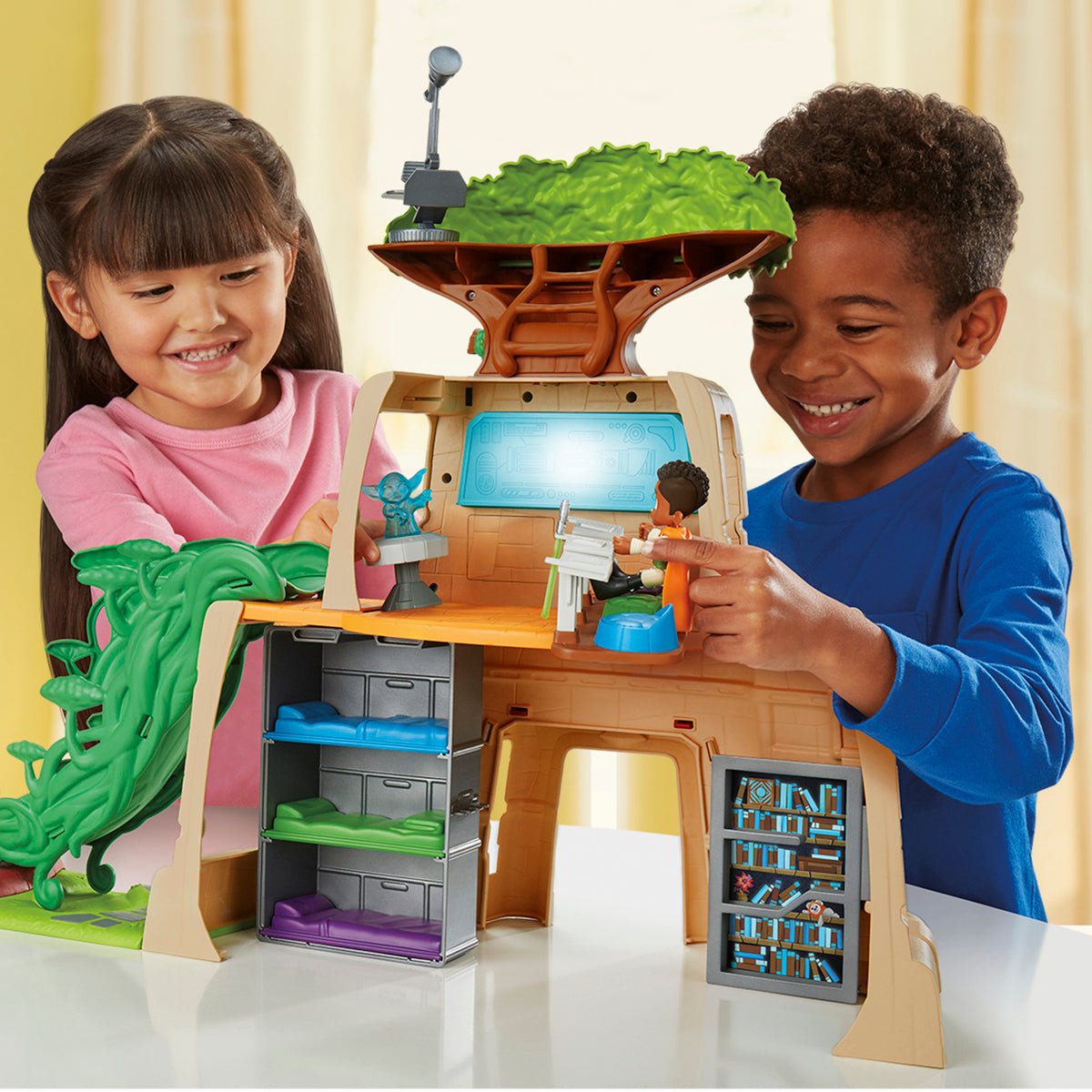 Star Wars Tenoo Jedi Temple Playset with action figures. Ideal for imaginative play, battles & storytelling. Shop now at New, Used and More!