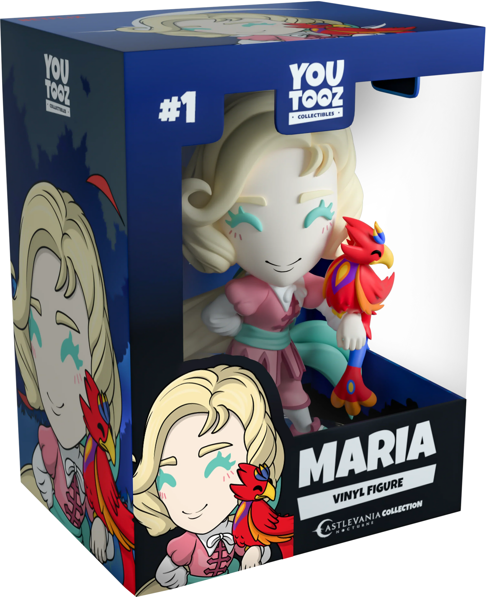YouTooz Maria vinyl figure packaging with character illustration